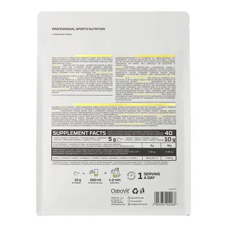 Колаген та вітамін С OstroVit Collagen + Vitamin C ананас, 400 г