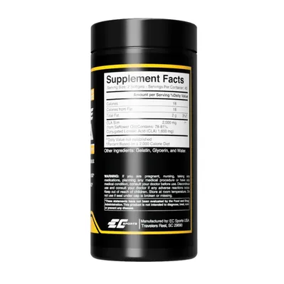 Жироспалювач Earth's Creation EC Sports Claslim Pure CLA, 90 м'яких капсул