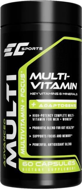 Мультивитаминный комплекс Earth's Creation EC Sports Multivitamins, 60 капсул