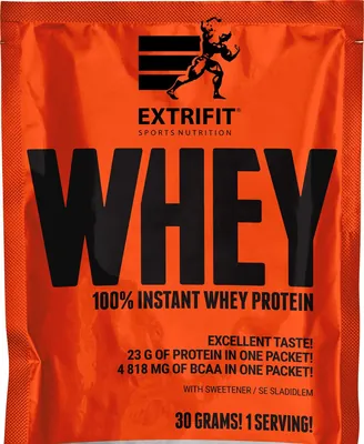 Протеїн сироватковий концентрат Extrifit 100% Instant Whey Protein фруктовий коктейль, 30 г
