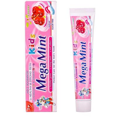Зубна паста Mega Mint Kids дитяча Вишня від 3 років, 50 мл