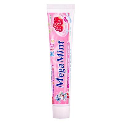 Зубная паста Mega Mint Kids детская Вишня от 3 лет, 50 мл