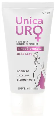 Гель для інтимної гігієни UnicaUro Lady з пробіотиками, 50 мл
