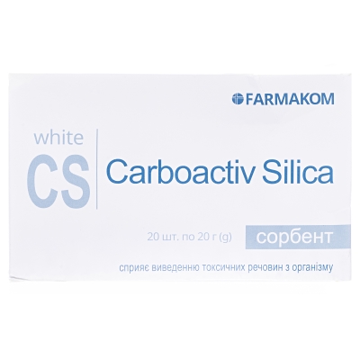 Карбоактив Silica гель по 20 г №20 в саше