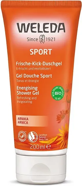 Гель для душа Weleda Arnika Sport Арніка спорт, 200 мл