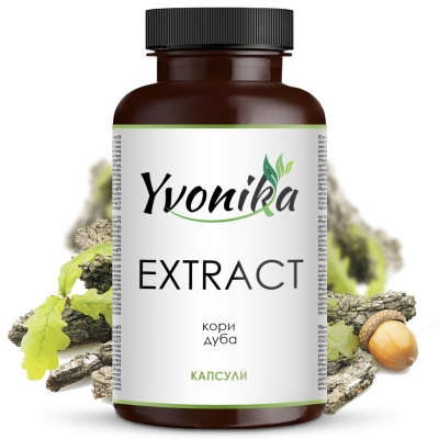 Экстракт коры дуба Yvonika капсулы №60