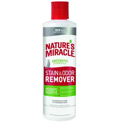 Засіб для котів 8in1 NM Cat Stain&Odor Remover Pour для усунення плям та запахів, 473 мл