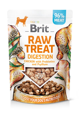 Лакомство для собак Brit Raw Treat Digestion для пищеварения, курица, 40 г