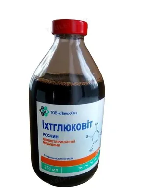 Іхглюковіт (ДЛЯ ТВАРИН) розчин стерильний, 250 мл