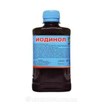 Йодинол (ДЛЯ ЖИВОТНЫХ) раствор, 200 мл
