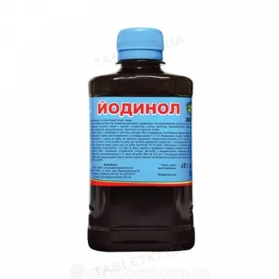 Йодинол (ДЛЯ ТВАРИН) розчин, 200 мл