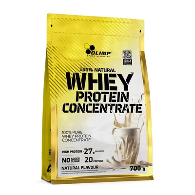 Протеїн сироватковий концентрат Olimp 100% Natural Whey Protein Concentrate, без смаку, 700 г