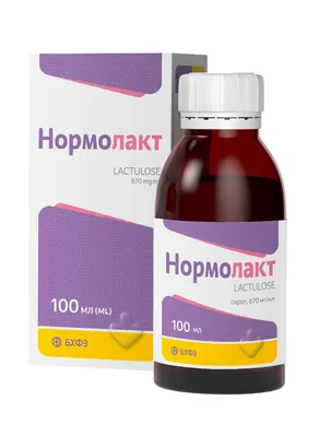 Нормолакт сироп 670 мг/мл по 100 мл у бан. (флак.)