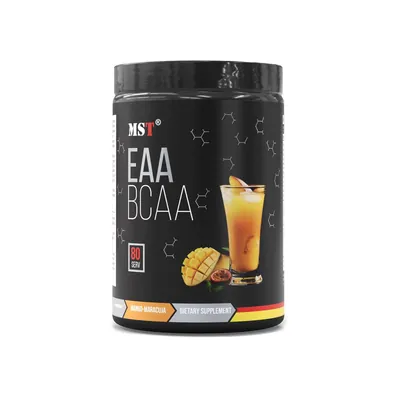 Комплекс амінокислот MST Nutrition BCAA & EAA Zero манго маракуя, 80 порцій, 1040 г
