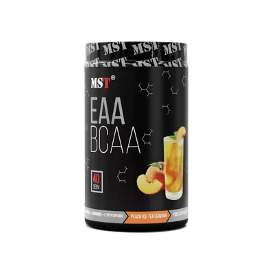 MST EAA BCAA Zero Комплекс Амінокислот без цукру - 520г Персиковий чай (4260641162987)
