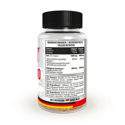 Кон'югована лінолева кислота MST Nutrition CLA 1000, 92 капсули
