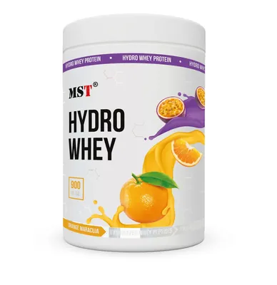 Протеїн сироватковий гідролізат MST Nutrition HYDRO Whey апельсин-маракуйя, 900 г