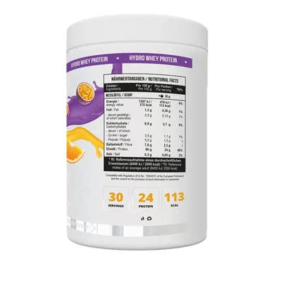 Протеїн сироватковий гідролізат MST Nutrition HYDRO Whey апельсин-маракуйя, 900 г