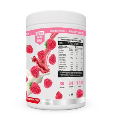 Протеїн сироватковий гідролізат MST Nutrition HYDRO Whey малиновий йогурт, 900 г