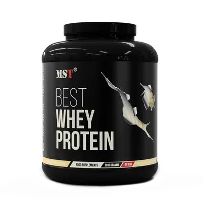 Протеїн сироватковий концентрат MST Nutrition BEST Whey Protein банановий йогурт, 67 порцій, 2100 г