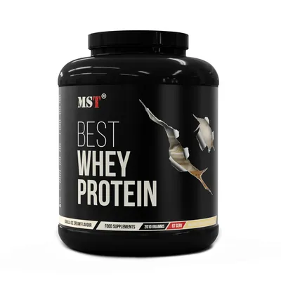 Протеїн сироватковий концентрат MST Nutrition BEST Whey Protein ванільне морозиво, 67 порцій, 2100 г