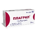 Плагрил таблетки, п/плен. обол. по 75 мг №30 (10х3)