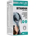 Вітаміни для собак Unicum Premium Extra Size середніх та великих порід здорові кістки і зуби, 100 таблеток
