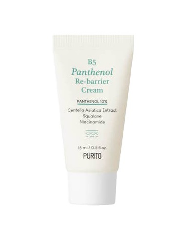 Крем для лица Purito Seoul B5 Panthenol Re-barrier Cream увлажняющий для всех типов кожи, 15 мл