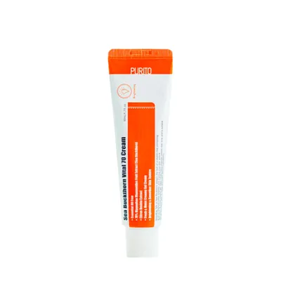 Крем для обличчя Purito Seoul Sea Buckthorn Vital 70 Cream вітамінний для всіх типів шкіри, 50 мл
