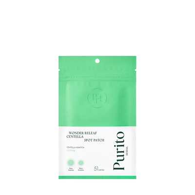 Патчи от прыщей Purito Seoul Wonder Releaf Centella Spot Patch успокаивающие для всех типов кожи, 51 шт