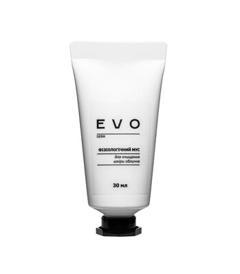 Мус EVO derm фізіологічний для очищення шкіри обличчя, 30 мл