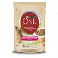 Корм вологий для собак Purina One Mini Weight Control c індичкою, морквою та горохом в підливі, 100 г