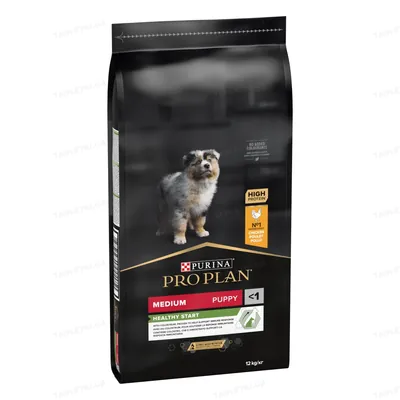 Корм сухий Purina Pro Plan Dog Medium Puppy з високим вмістом курки, 12 кг