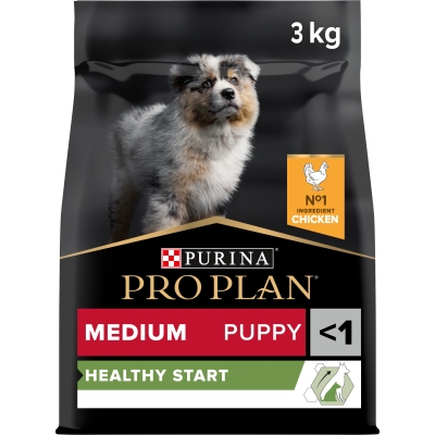 Корм сухой Purina Pro Plan Dog Medium Puppy с высоким содержанием курицы, 3 кг