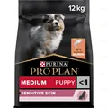 Корм сухий Purina Pro Plan Dog Medium Puppy з лососем і рисом, 12 кг