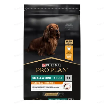 Корм сухий Purina Pro Plan Dog Small & Mini Adult з куркою і рисом, 7 кг