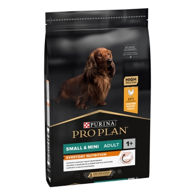 Корм сухой Purina Pro Plan Dog Small & Mini Adult с курицей и рисом, 7 кг
