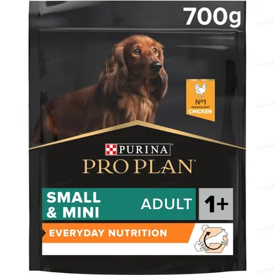 Корм сухий Purina Pro Plan Dog Small & Mini Adult з куркою і рисом, 700 г