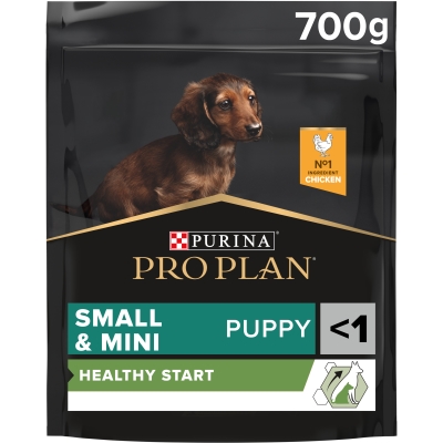 Корм сухой Purina Pro Plan Dog Small & Mini Puppy с курицей и рисом, 700 г