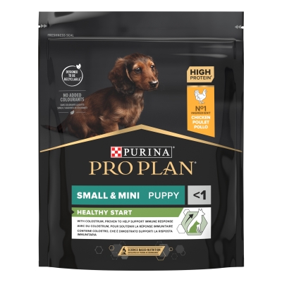 Корм сухой Purina Pro Plan Dog Small & Mini Puppy с курицей и рисом, 700 г