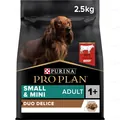 Корм сухий Purina Pro Plan Duo Delice для дорослих собак дрібних і карликових порід з яловичиною, 2,5 кг