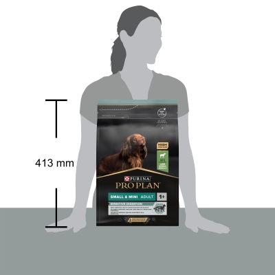 Корм сухой Purina Pro Plan Small & Mini Sensitive Digestion для собак мелких и карликовых пород с чувствительной системой пищеварения cо вкусом ягненк