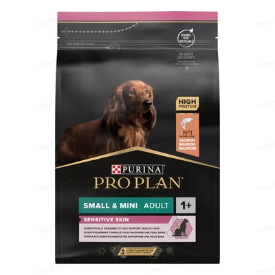 Корм сухий Purina Pro Plan Small & Mini Sensitive Skin з лососем, 3 кг