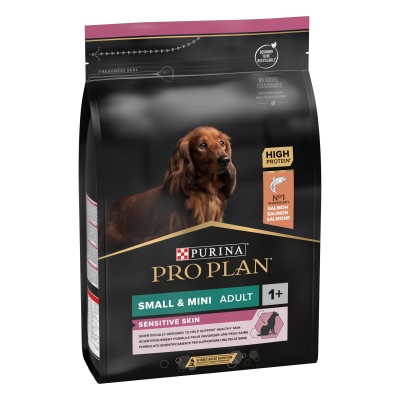 Корм сухий Purina Pro Plan Small & Mini Sensitive Skin з лососем, 3 кг