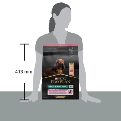 Корм сухий Purina Pro Plan Small & Mini Sensitive Skin з лососем, 3 кг