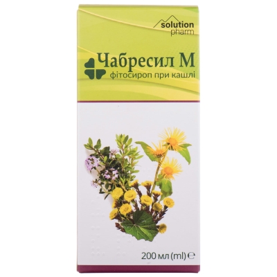 Чабресил М сироп Solution pharm по 200 мл во флак.