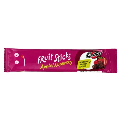 Батончик Castus Fruit Sticks на фініковій основі зі смаком яблук та малини, 20 г