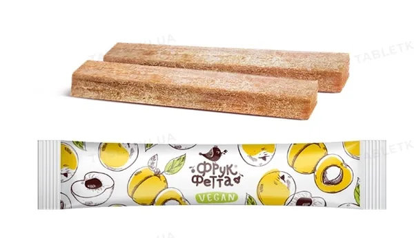 Цукерки Фрукфетта Vegan абрикос, 20 г