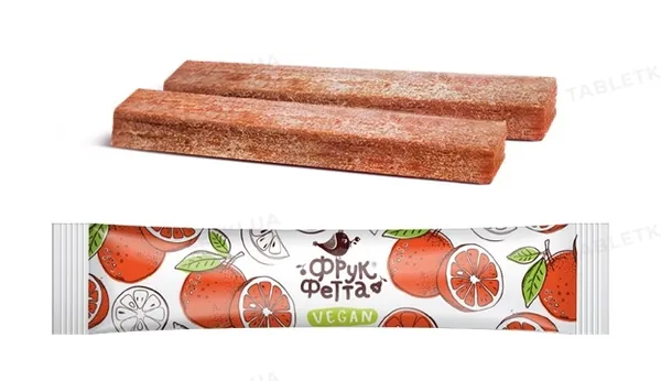 Цукерки Фрукфетта Vegan мандарин, 20 г