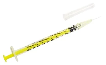 Шприц інсуліновий 1 мл U-100 Alexpharm 27G (0,4 x 13 мм) з голкою, 1 штука
